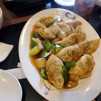 Halmae Noodle - Dumplings with sweet and sour sauce - Korean Near Me - Palisades Park, New Jersey Halmae Noodle - Dumplings with sweet and sour sauce - Korean Near Me - Palisades Park, New Jersey