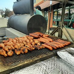 Livermore Joe's Double Barrel BBQ at Up Town Girls Livermore, CA. February 12th  featuring Lockford Sausage.  Thank you Elizabeth for hostin