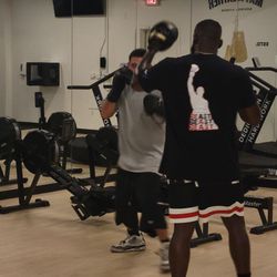 Mayweather Boxing + Fitness - Sparing practice at Mayweather Boxing *Fitness.