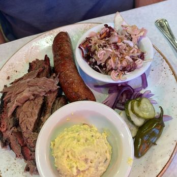 Killen's Barbecue - Brisket , sausage, potatoe salad, Cole slaw - Barbeque Near Me - Pearland, Texas Killen's Barbecue - Brisket , sausage, potatoe salad, Cole slaw - Barbeque Near Me - Pearland, Texas