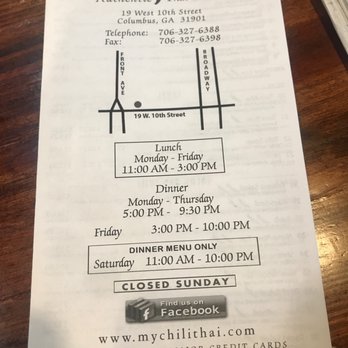 Chili Thai - Restaurant info on menu - Salad Near Me - Columbus, Georgia Chili Thai - Restaurant info on menu - Salad Near Me - Columbus, Georgia