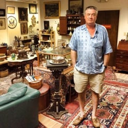 Jack Lampman Antiques - Jack at the Jack Lampman antiques shop