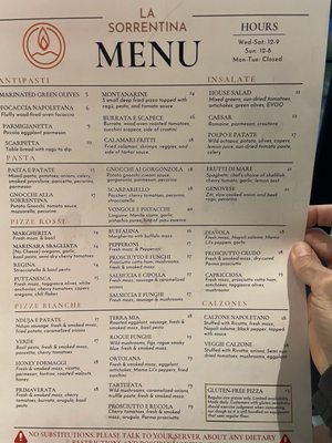 Menu photo 5 La Sorrentina Vancouver, WA