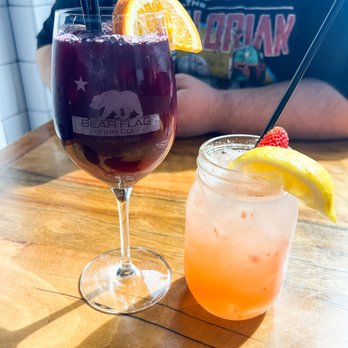 Bear Flag Fish - (Left) forgot what drink i ordered
(Right) Cherry Blossom - Seafood Markets Near Me - Newport Beach, California Bear Flag Fish - (Left) forgot what drink i ordered
(Right) Cherry Blossom - Seafood Markets Near Me - Newport Beach, California