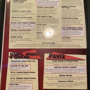Ragtime Cafe - Menu - Cafes Near Me - Hoover, Alabama
