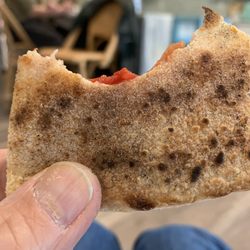 Rollin Stone Wood Fire Pizza - Wood fired pizza crust cooked to perfection