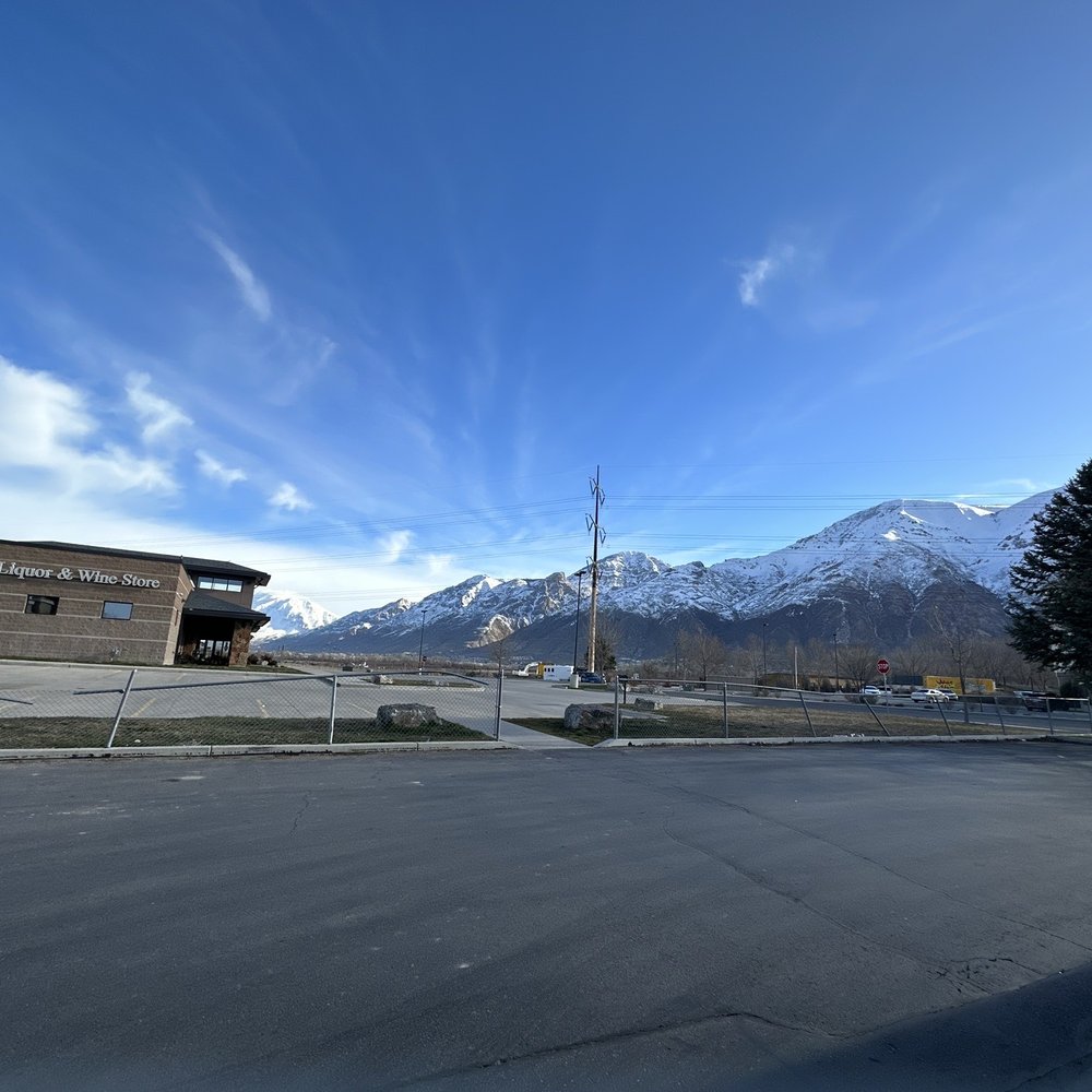 View driving out of the campground. There's a liquor store right next to the KOA, gotta love the humor, this is UTAH View driving out of the campground. There's a liquor store right next to the KOA, gotta love the humor, this is UTAH