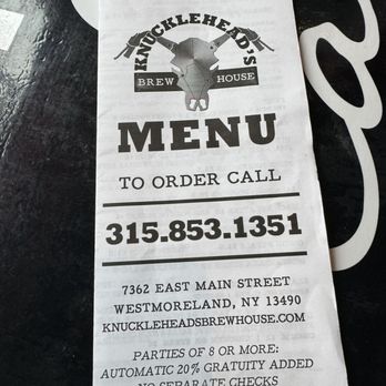 Knuckleheads Brewhouse - Sports Bars Near Me - Westmoreland, New York Knuckleheads Brewhouse - Sports Bars Near Me - Westmoreland, New York