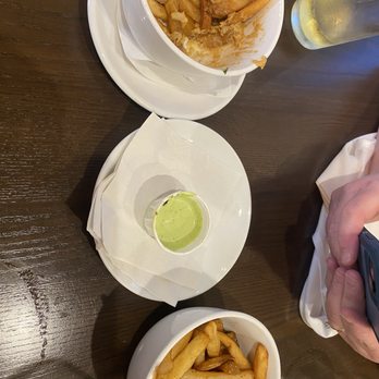 Matt's Fish Camp Lewes - Fries with green goddess sauce - yummmmmm - Seafood Near Me - Lewes, Delaware Matt's Fish Camp Lewes - Fries with green goddess sauce - yummmmmm - Seafood Near Me - Lewes, Delaware