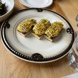 a plate of food on a table