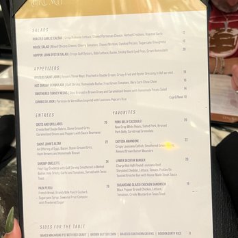 Saint John - Brunch menu (sept 2022) - Cajun/Creole Near Me - New Orleans, Louisiana