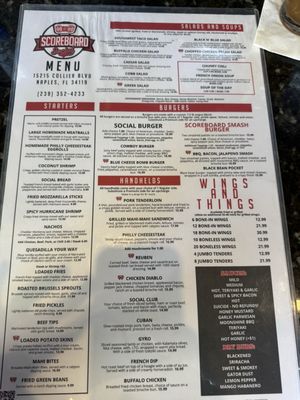 Menu photo 1 Scoreboard Social Naples, FL Menu photo 1 Scoreboard Social Naples, FL