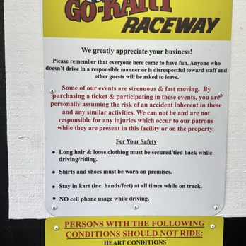 Crofton Go Kart Raceway - Posted rules - Go Karts Near Me - Gambrills, Maryland Crofton Go Kart Raceway - Posted rules - Go Karts Near Me - Gambrills, Maryland