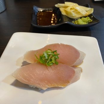Yoshi Sushi - Hamachi Nigiri - Japanese Near Me - Milpitas, California