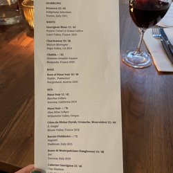 Anna's Bistro - Drink menu