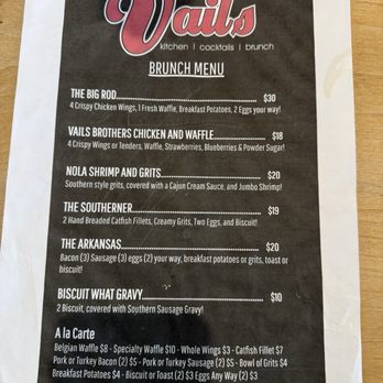 Vail's Brothers Chicken & Fish - Brunch menu - Chicken Wings Near Me - St. Louis, Missouri Vail's Brothers Chicken & Fish - Brunch menu - Chicken Wings Near Me - St. Louis, Missouri