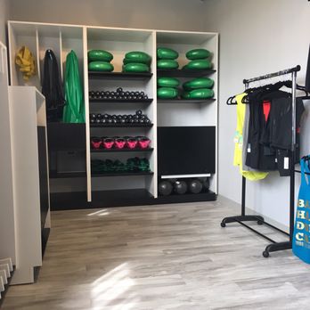 The Barre Code New Orleans - Lakeview - The equipment shelves are neatly organized - Barre Classes Near Me - New Orleans, Louisiana