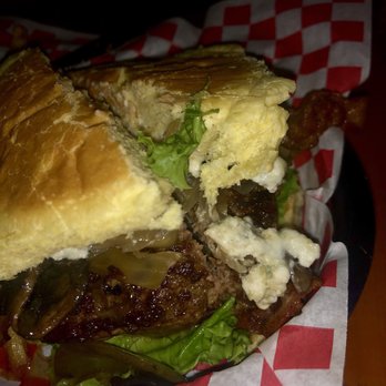 Hilo Burger Joint - Bleu Cheese Burger - Burgers Near Me - Hilo, Hawaii