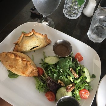 Salento Bistrot - Spinach empanada, chicken empanada and side salad - Wine Bars Near Me - Houston, Texas Salento Bistrot - Spinach empanada, chicken empanada and side salad - Wine Bars Near Me - Houston, Texas