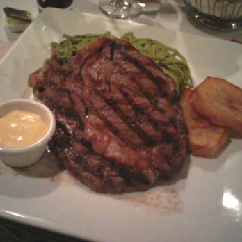 Coracora - Tallarin Verde de Bistec, Rib eye steak with pasta in pesto sauce. - Latin American Near Me - West Hartford, Connecticut Coracora - Tallarin Verde de Bistec, Rib eye steak with pasta in pesto sauce. - Latin American Near Me - West Hartford, Connecticut