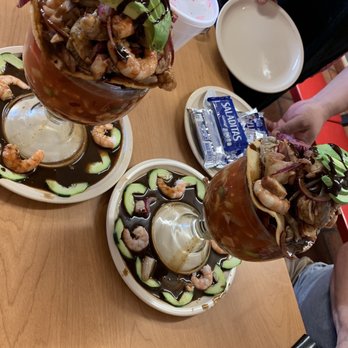 Sofia’s Kitchen - Tostada montada - Seafood Near Me - Brawley, California