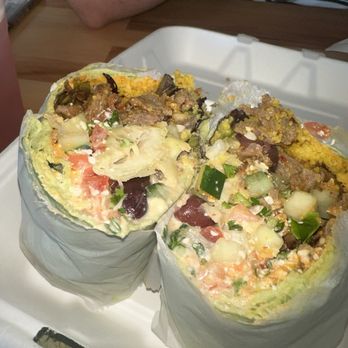 The Hummus Republic - A wrap ! Absolutely amazing - Mediterranean Near Me - Jacksonville, North Carolina