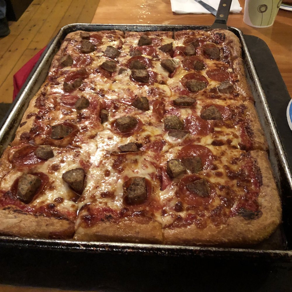 De Cesare's Pizzeria - This was amazing mama slice style pepperoni and meatball pizza was soooooo good!! Best part left over reheated were even better - Pizza Near Me - Schroon Lake, New York De Cesare's Pizzeria - This was amazing mama slice style pepperoni and meatball pizza was soooooo good!! Best part left over reheated were even better - Pizza Near Me - Schroon Lake, New York