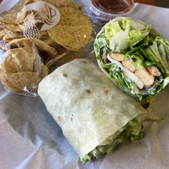 CJ's Urban Cafe - Spicy Chicken Strip Wrap - Cafes Near Me - Moorpark, California CJ's Urban Cafe - Spicy Chicken Strip Wrap - Cafes Near Me - Moorpark, California