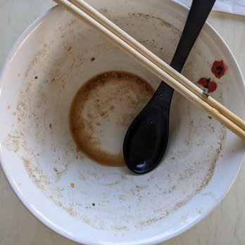 Elephant Thai Kitchen - I had to, as evidence/proof. Luckily I didn't lick the bowl clean. - Thai Near Me - Long Beach, California