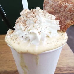 Oak Glen Creamery - Pumpkin Pie Milkshake.  My head exploded