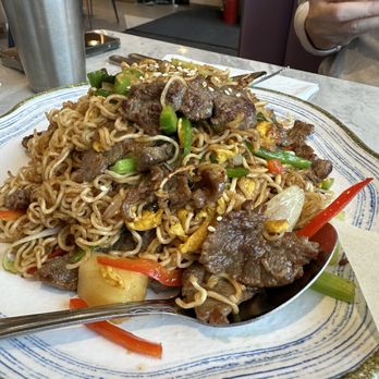 1480 HK Café - Satay beef pan fried noodles - Hong Kong Style Cafe Near Me - Douglaston, New York 1480 HK Café - Satay beef pan fried noodles - Hong Kong Style Cafe Near Me - Douglaston, New York
