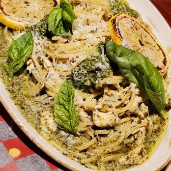 Woowa - Basil Pasta with chicken - Korean Near Me - Gardena, California Woowa - Basil Pasta with chicken - Korean Near Me - Gardena, California