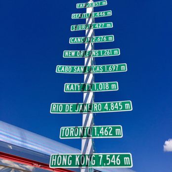 I-70 Diner - Mile marker signs to notable cities. - Diners Near Me - Flagler, Colorado I-70 Diner - Mile marker signs to notable cities. - Diners Near Me - Flagler, Colorado