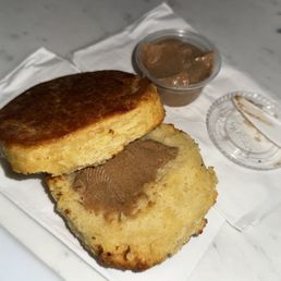 Biscuit with cinnamon butter Biscuit with cinnamon butter