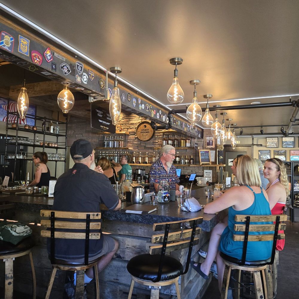 Fun-filled bar area.