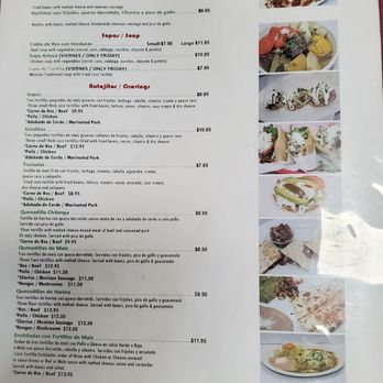 Mi Rinconcito Mexicano - Menu - Tacos Near Me - Miami, Florida