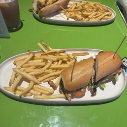 Fuego Chicken Sandwhich and Philly cheesesteak Fuego Chicken Sandwhich and Philly cheesesteak
