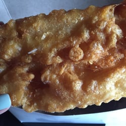 Kinmount Fish & Chips - Haddock fish - crispy thin batter, nice portion.