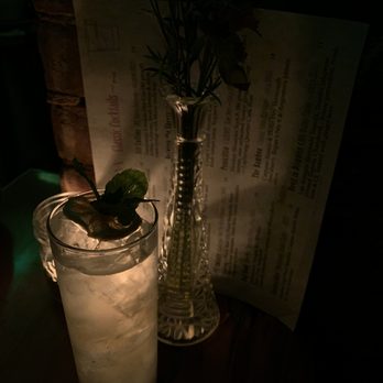 The Moonroom - The Jill Collins, drink menu, and mood lighting - Tapas/Small Plates Near Me - Ottawa, Ontario