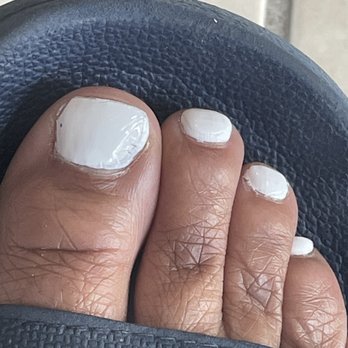 Infinity Nail & Spa - The shape was bad and uneven on the big toe. Air bubbles in the polish. - Nail Salons Near Me - Lansing, Michigan Infinity Nail & Spa - The shape was bad and uneven on the big toe. Air bubbles in the polish. - Nail Salons Near Me - Lansing, Michigan