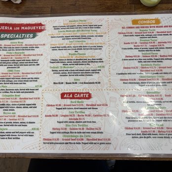 Taqueria Los Magueyes - Menu- back - Mexican Near Me - Wasilla, Alaska Taqueria Los Magueyes - Menu- back - Mexican Near Me - Wasilla, Alaska