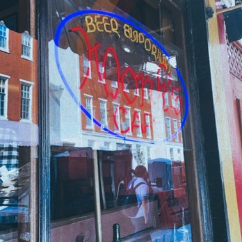 Monk's Cafe - Outside neon sign - Pubs Near Me - Philadelphia, Pennsylvania