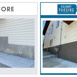 Calgary Parging - Parging in calgary (before and after)