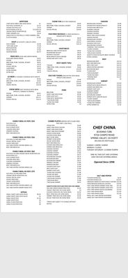 Menu photo 5 Chef China Spring Valley, CA Menu photo 5 Chef China Spring Valley, CA