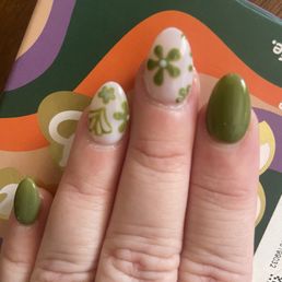 Pyrex design nails Pyrex design nails
