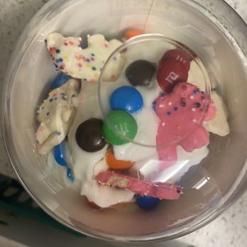 OMG! Yogurt - a plastic cup filled with candy - Ice Cream & Frozen Yogurt Near Me - Roseville, California OMG! Yogurt - a plastic cup filled with candy - Ice Cream & Frozen Yogurt Near Me - Roseville, California