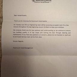 They want access to my room during my stay for this? No, wait until I'm checked out.