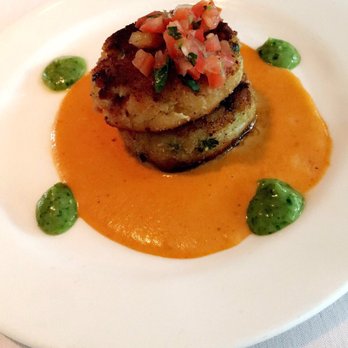 Backstreet Cafe - Crab cakes - by far the best appetizer - New American Near Me - Houston, Texas
