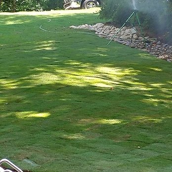 Green Leaf Landscapes - a freshly sodded yard - Landscaping Near Me - Inman, South Carolina Green Leaf Landscapes - a freshly sodded yard - Landscaping Near Me - Inman, South Carolina