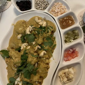 Trader Vic's - cauliflower cashew curry - Hawaiian Near Me - Emeryville, California Trader Vic's - cauliflower cashew curry - Hawaiian Near Me - Emeryville, California
